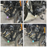 Harley Softail M8 Low Rider ST 117 FXLRST Front High 2 Step Crash Bar Cage Highway Engine Guard Rear Passenger Frame Slider Peg - pazoma