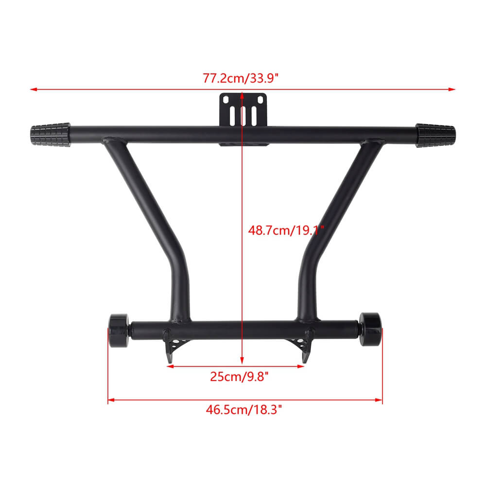 Harley Softail M8 Low Rider ST 117 FXLRST Front High 2 Step Crash Bar Cage Highway Engine Guard Rear Passenger Frame Slider Peg - pazoma