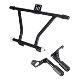 Harley Softail M8 Low Rider ST 117 FXLRST Front High 2 Step Crash Bar Cage Highway Engine Guard Rear Passenger Frame Slider Peg - pazoma