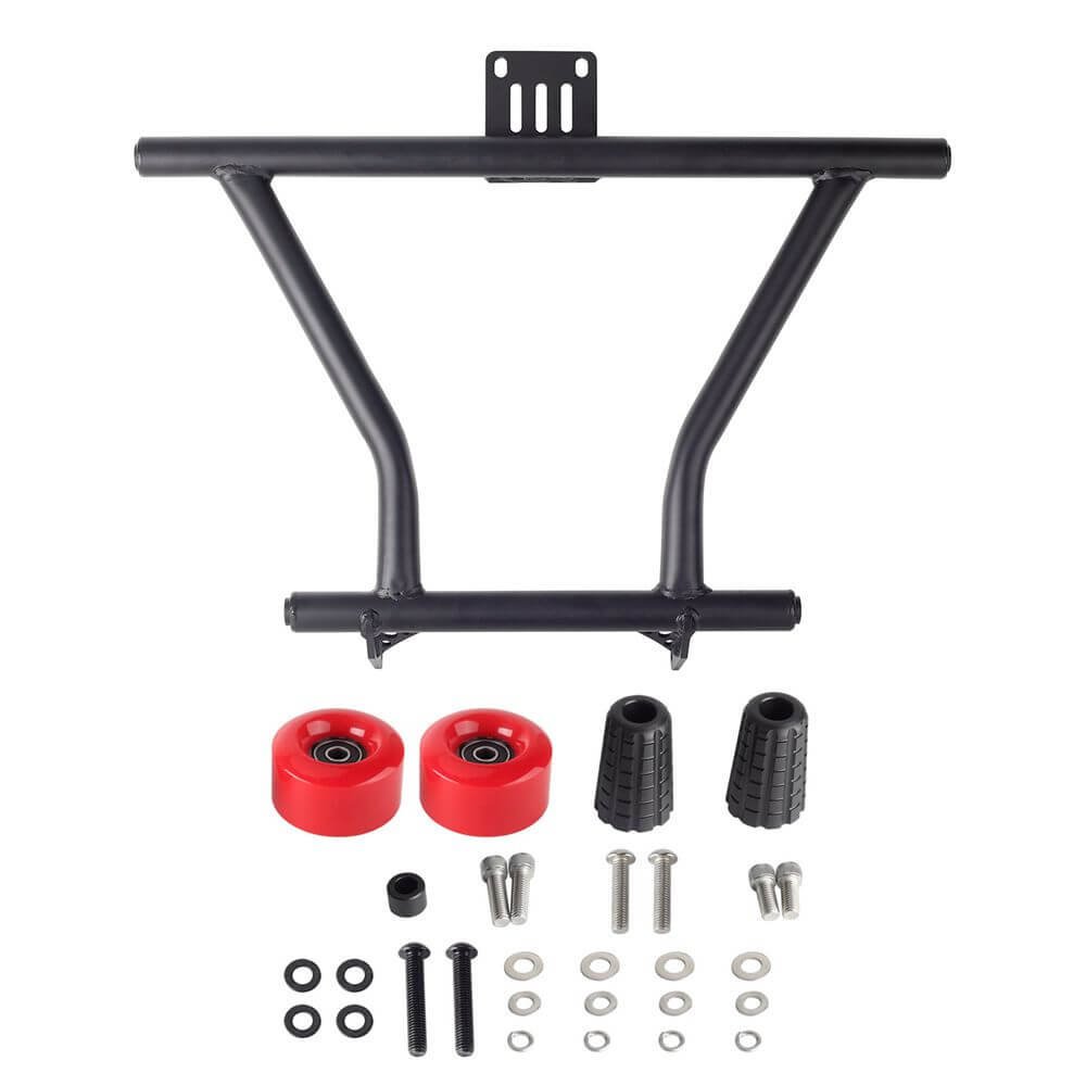 Harley Softail M8 Low Rider ST 117 FXLRST Front High 2 Step Crash Bar Cage Highway Engine Guard Rear Passenger Frame Slider Peg - pazoma