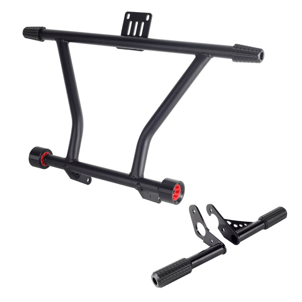 Harley Softail M8 Low Rider ST 117 FXLRST Front Rear Highway Peg High 2 Step Engine Guard Crash Bar Passenger Peg Frame Slider 2022-2024 - pazoma