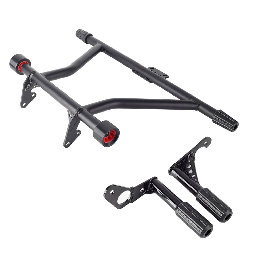 Harley Softail M8 Low Rider ST 117 FXLRST Front Rear Highway Peg High 2 Step Engine Guard Crash Bar Passenger Peg Frame Slider 2022-2024 - pazoma