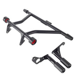 Harley Softail M8 Low Rider ST 117 FXLRST Front Rear Highway Peg High 2 Step Engine Guard Crash Bar Passenger Peg Frame Slider 2022-2024 - pazoma