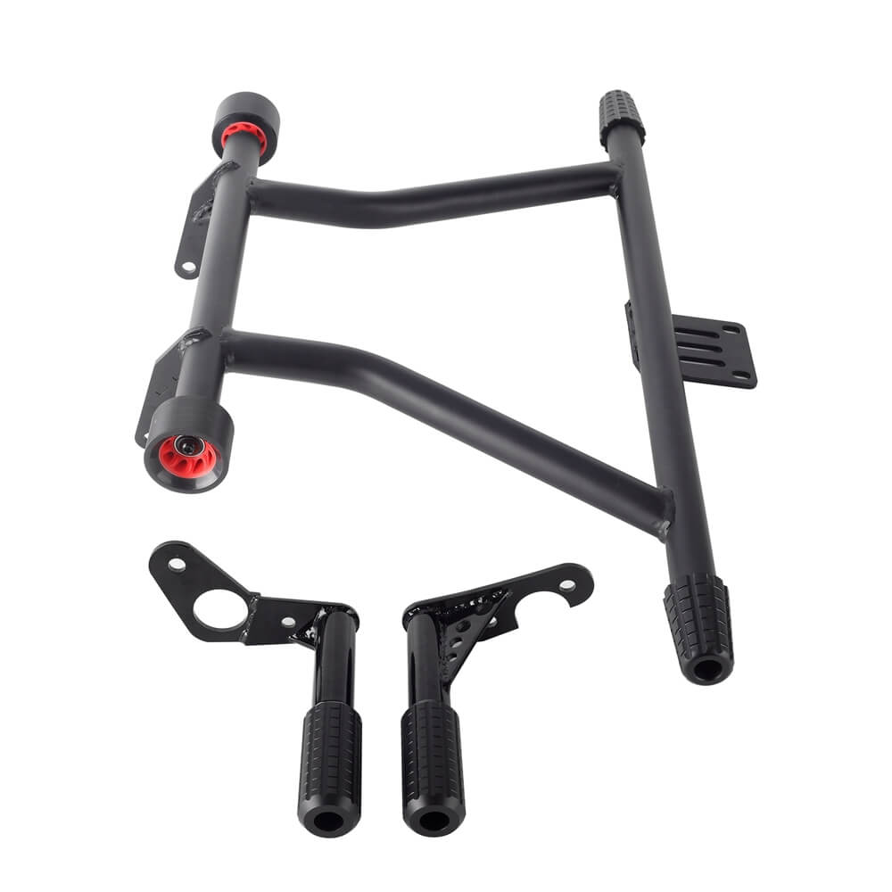 Harley Softail M8 Low Rider ST 117 FXLRST Front Rear Highway Peg High 2 Step Engine Guard Crash Bar Passenger Peg Frame Slider 2022-2024 - pazoma