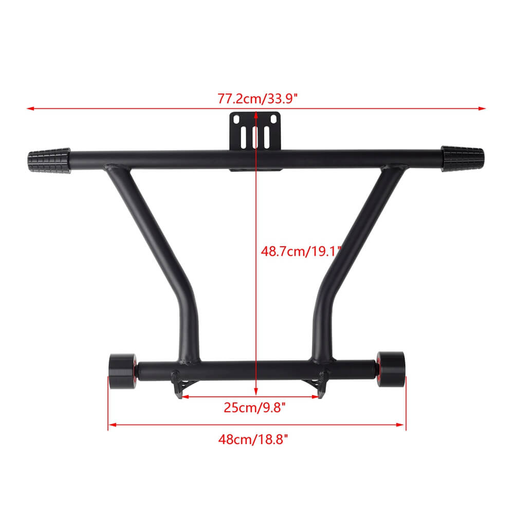 Harley Softail M8 Low Rider ST 117 FXLRST Front Rear Highway Peg High 2 Step Engine Guard Crash Bar Passenger Peg Frame Slider 2022-2024 - pazoma