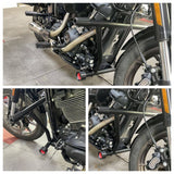 Harley Softail M8 Low Rider ST 117 FXLRST Front Rear Highway Peg High 2 Step Engine Guard Crash Bar Passenger Peg Frame Slider 2022-2024 - pazoma