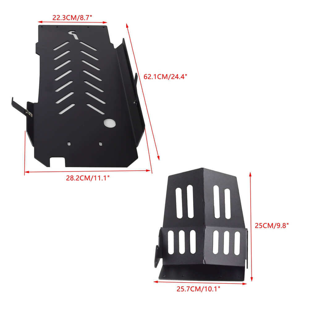Aluminum Engine Guard Skid Plate Belly Pan Chassis Protection Cover For Harley Softail Low Rider S ST Sport Glide Standard Fat Boy Street Bob 18-2025 - pazoma