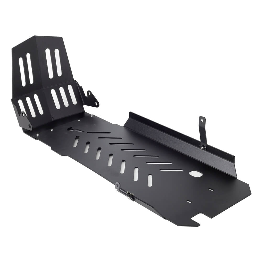 Aluminum Engine Guard Skid Plate Belly Pan Chassis Protection Cover For Harley Softail Low Rider S ST Sport Glide Standard Fat Boy Street Bob 18-2025 - pazoma