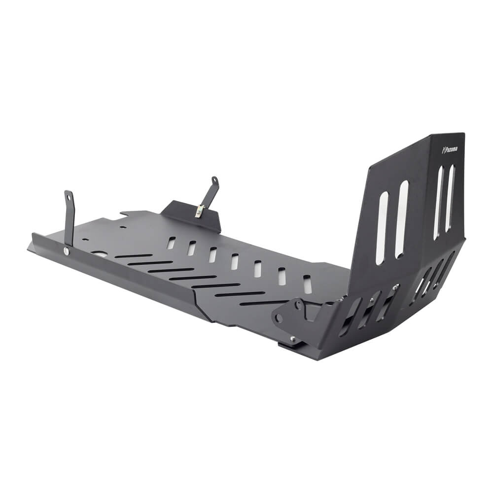 Aluminum Engine Guard Skid Plate Belly Pan Chassis Protection Cover For Harley Softail Low Rider S ST Sport Glide Standard Fat Boy Street Bob 18-2025 - pazoma