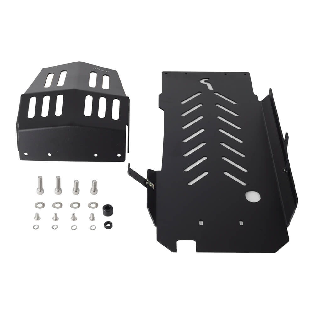 Aluminum Engine Guard Skid Plate Belly Pan Chassis Protection Cover For Harley Softail Low Rider S ST Sport Glide Standard Fat Boy Street Bob 18-2025 - pazoma