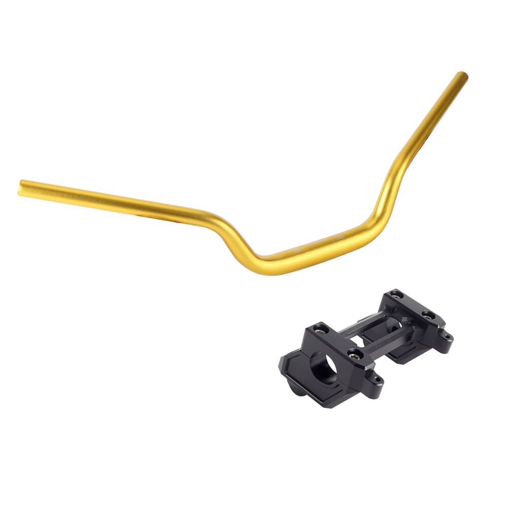 1-1/4" Tapered Fat Bars Handlebar & Back Move Mount Pull Back Risers W/ Top Clamp Cover Kit For Harley Sportster S 1250 RH1250S 2021-2025 - pazoma