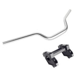 1-1/4" Tapered Fat Bars Handlebar & Back Move Mount Pull Back Risers W/ Top Clamp Cover Kit For Harley Sportster S 1250 RH1250S 2021-2025 - pazoma