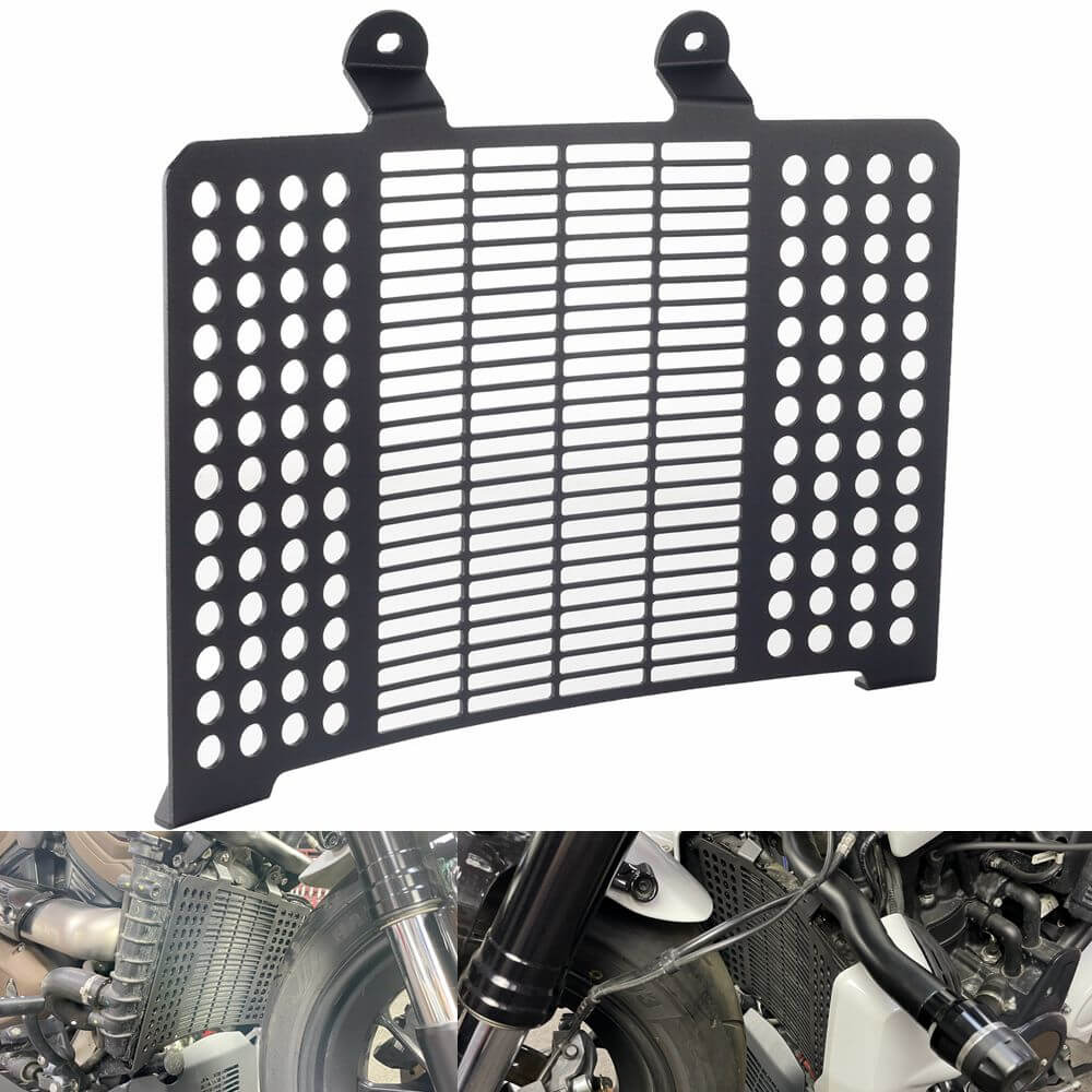 Harley Sportster S 1250 RH1250S Aluminum Radiator Guard Protector Grille Grill Shield Cover Water Tank Shield Black 2021-2025 - pazoma