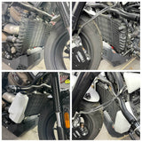 Harley Sportster S 1250 RH1250S Aluminum Radiator Guard Protector Grille Grill Shield Cover Water Tank Shield Black 2021-2025 - pazoma