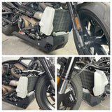 Harley Sportster S 1250 RH1250S Aluminum Radiator Guard Protector Grille Grill Shield Cover Water Tank Shield Black 2021-2025 - pazoma