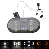 Harley Sportster S 1250 RH1250S Black LED Headlight Projector Headlamp Head Lamp Kit With Turn Signal & Daylight Running Light DRL 2021-2025 - pazoma