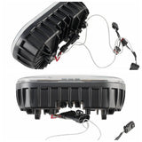 Harley Sportster S 1250 RH1250S Black LED Headlight Projector Headlamp Head Lamp Kit With Turn Signal & Daylight Running Light DRL 2021-2025 - pazoma