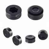 Harley Sportster S 1250 RH1250S Front Rear Wheel Axle Middle Swingarm Pivot Bolt Upper Fork Stem Covers 2021-2024 Black - pazoma