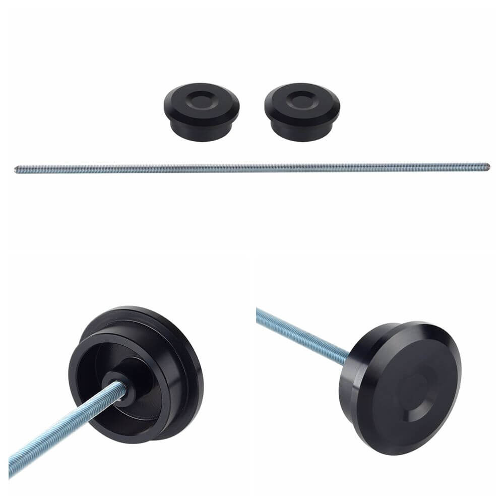 Harley Sportster S 1250 RH1250S Front Rear Wheel Axle Middle Swingarm Pivot Bolt Upper Fork Stem Covers 2021-2024 Black - pazoma