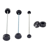 Harley Sportster S 1250 RH1250S Front Rear Wheel Axle Middle Swingarm Pivot Bolt Upper Fork Stem Covers 2021-2024 Black - pazoma