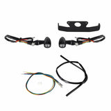 Harley Sportster S 1250 RH1250S Mini Bullet 3 in 1 LED Turn Signals Tail Light DRL Side Mount License Plate Bracket Frame 21- - pazoma