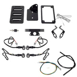 Harley Sportster S 1250 RH1250S Mini Bullet 3 in 1 LED Turn Signals Tail Light DRL Side Mount License Plate Bracket Frame 21-