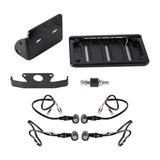 Harley Sportster S 1250 RH1250S Mini Bullet 3 in 1 LED Turn Signals Tail Light DRL Side Mount License Plate Bracket Frame 21- - pazoma