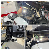 Harley Sportster S 1250 RH1250S Mini Front Rear LED Turn Signals Tail Light DRL Side Mount License Plate Bracket Frame 21- - pazoma