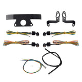 Harley Sportster S 1250 RH1250S Mini Front Rear LED Turn Signals Tail Light DRL Side Mount License Plate Bracket Frame 21- - pazoma