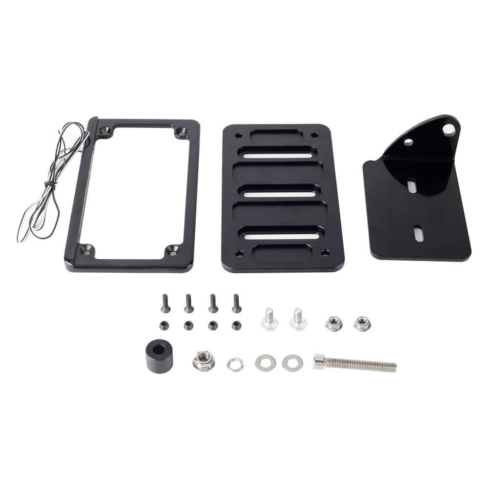 Harley Sportster S 1250 RH1250S Mini Front Rear LED Turn Signals Tail Light DRL Side Mount License Plate Bracket Frame 21- - pazoma