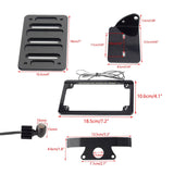 Harley Sportster S 1250 RH1250S Mini Front Rear LED Turn Signals Tail Light DRL Side Mount License Plate Bracket Frame 21- - pazoma