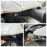 Harley Sportster S 1250 RH1250S Mini Front Rear LED Turn Signals Tail Light DRL Side Mount License Plate Bracket Frame 21- - pazoma