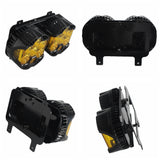 Baja Designs LP6 LED Headlight Bracket System Mounting Assembly For Harley Road Glide Special Custom FLTR FLTRSE FLTRU FLTRXS FLTRXSE 2015-2023 - pazoma