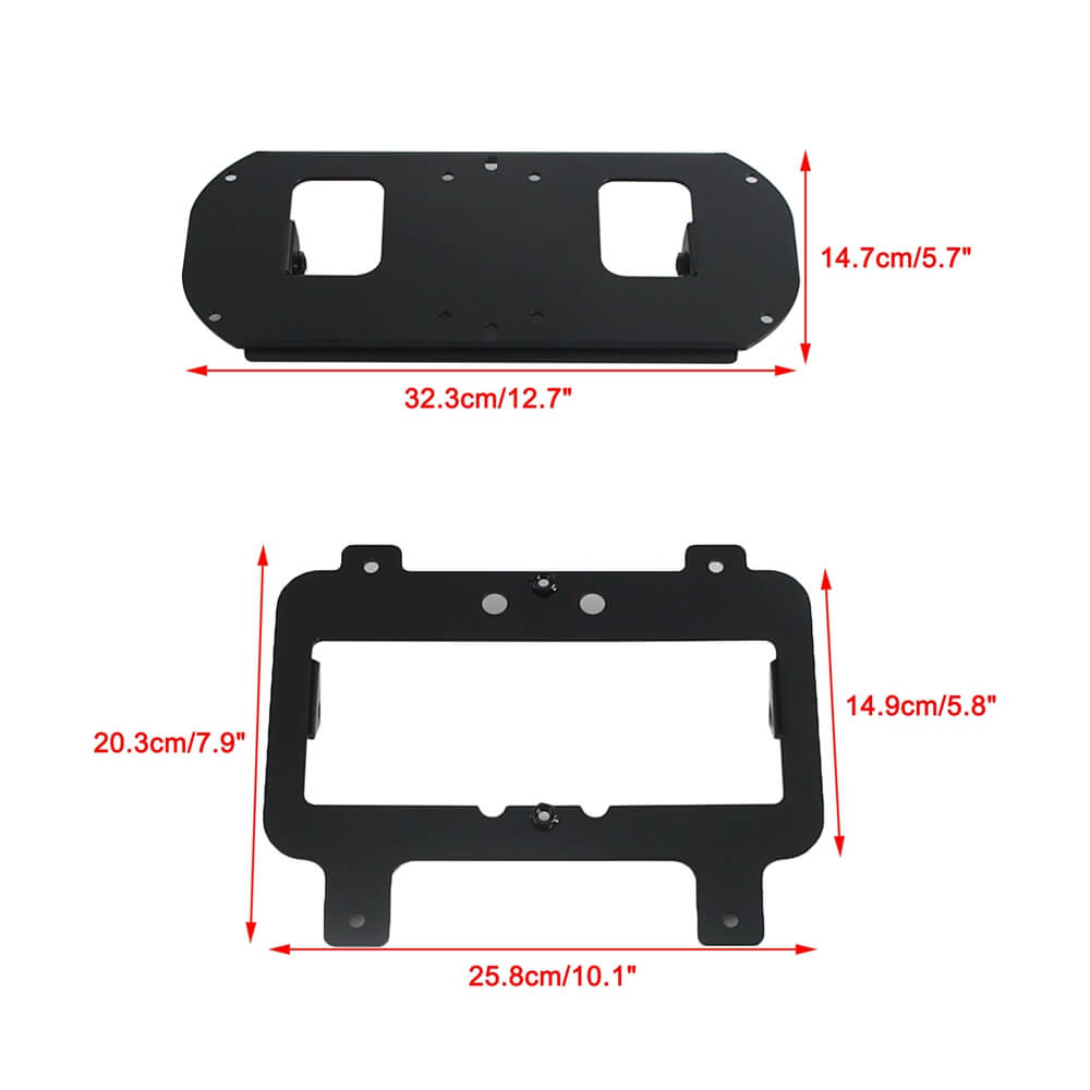 Baja Designs LP6 LED Headlight Bracket System Mounting Assembly For Harley Road Glide Special Custom FLTR FLTRSE FLTRU FLTRXS FLTRXSE 2015-2023 - pazoma