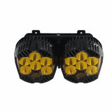 Baja Designs LP6 LED Headlight Bracket System Mounting Assembly For Harley Road Glide Special Custom FLTR FLTRSE FLTRU FLTRXS FLTRXSE 2015-2023 - pazoma