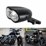 Harley V-Rod Choppers Bobbers Cyclops Custom Motorcycle Headlight Double Oval Wave Twin Headlamp