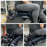 Harley M8 Softail Low Rider ST FXLRST FXRST Sport Glide FLSB Club Style Passenger Backrests Low profile Fixed Mini Sports Sissy Bar Kit 18-up - pazoma