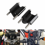 2" Rise Handlebar Riser 1" Bar Heighten Block Extension Kit For Dyna Street Bob FXDB/I 2008-2012 Sportster Low/SuperLow XL883L XL1200T - pazoma