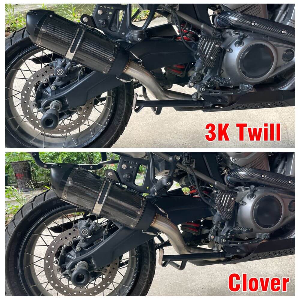 Carbon Fiber Street Cannon Muffler Slip-On Pipe Exhaust System For Harley Pan America 1250 RA1250ST Special CVO RA1250SE RA1250S 2021-2025 - pazoma