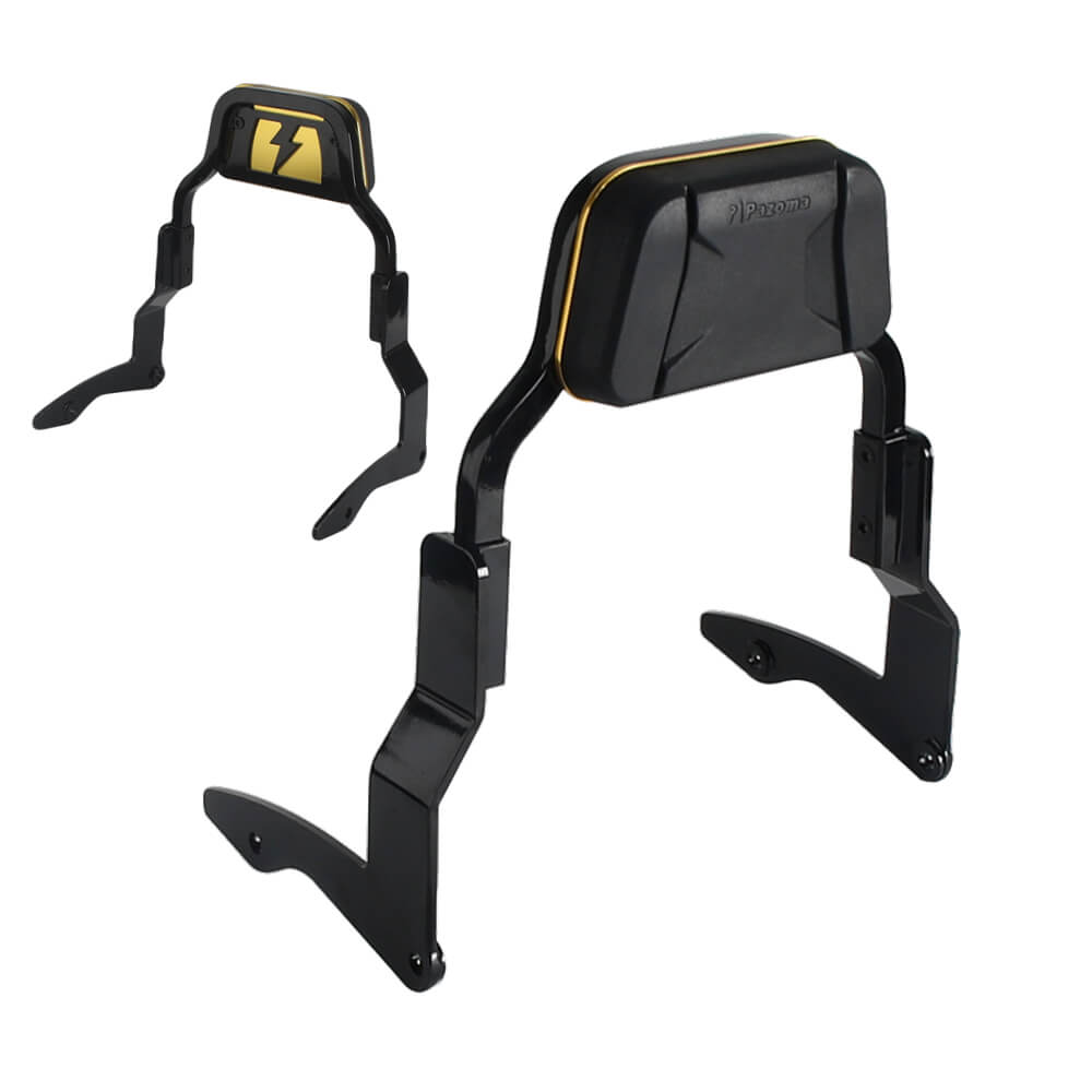 Low Mini Pad Short Passenger Sissy Bar Upright Backrest For Harley Touring Road Glide Road King Street Glide Special ST CVO FLHRXS FLTR '14- - pazoma