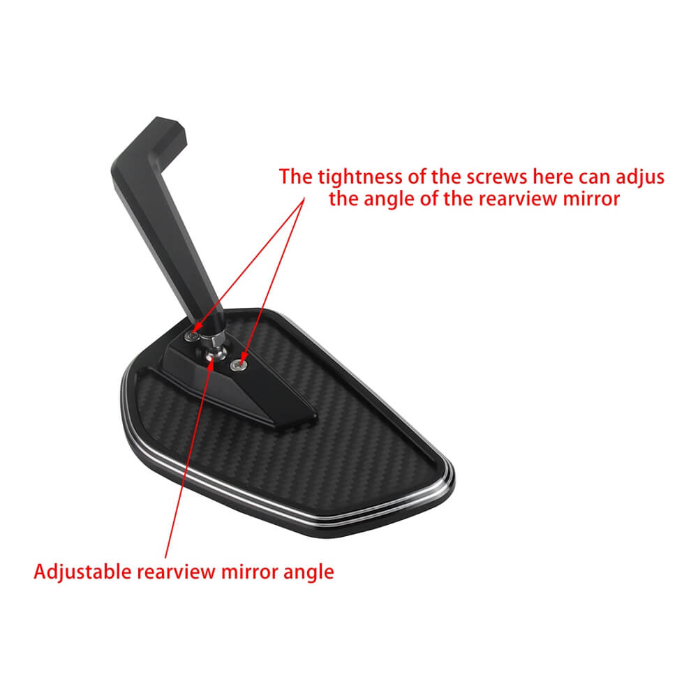 CNC Carbon Fiber Mirrors Rearview Side Mirror For Harley Pan America 1250 Special CVO RA1250SE RA1250S RA1250 RA1250ST 2021-2025 - pazoma