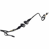 Mini Bullet 3 in 1 Rear LED Turn Signal Indicators w/Brake Tail Light 2 in 1 Front Blinker w/DRL For Harley Chopper Bobber Cafe Race - pazoma