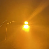 Motorcycle Super Mini LED Turn Signals Blinkers Indicator Lights Black For Harley Chopper Bobber Cafe Racer Super Small only 10mm Made in Taiwan - pazoma