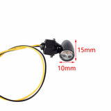 Motorcycle Super Mini LED Turn Signals Blinkers Indicator Lights Black For Harley Chopper Bobber Cafe Racer Super Small only 10mm Made in Taiwan - pazoma