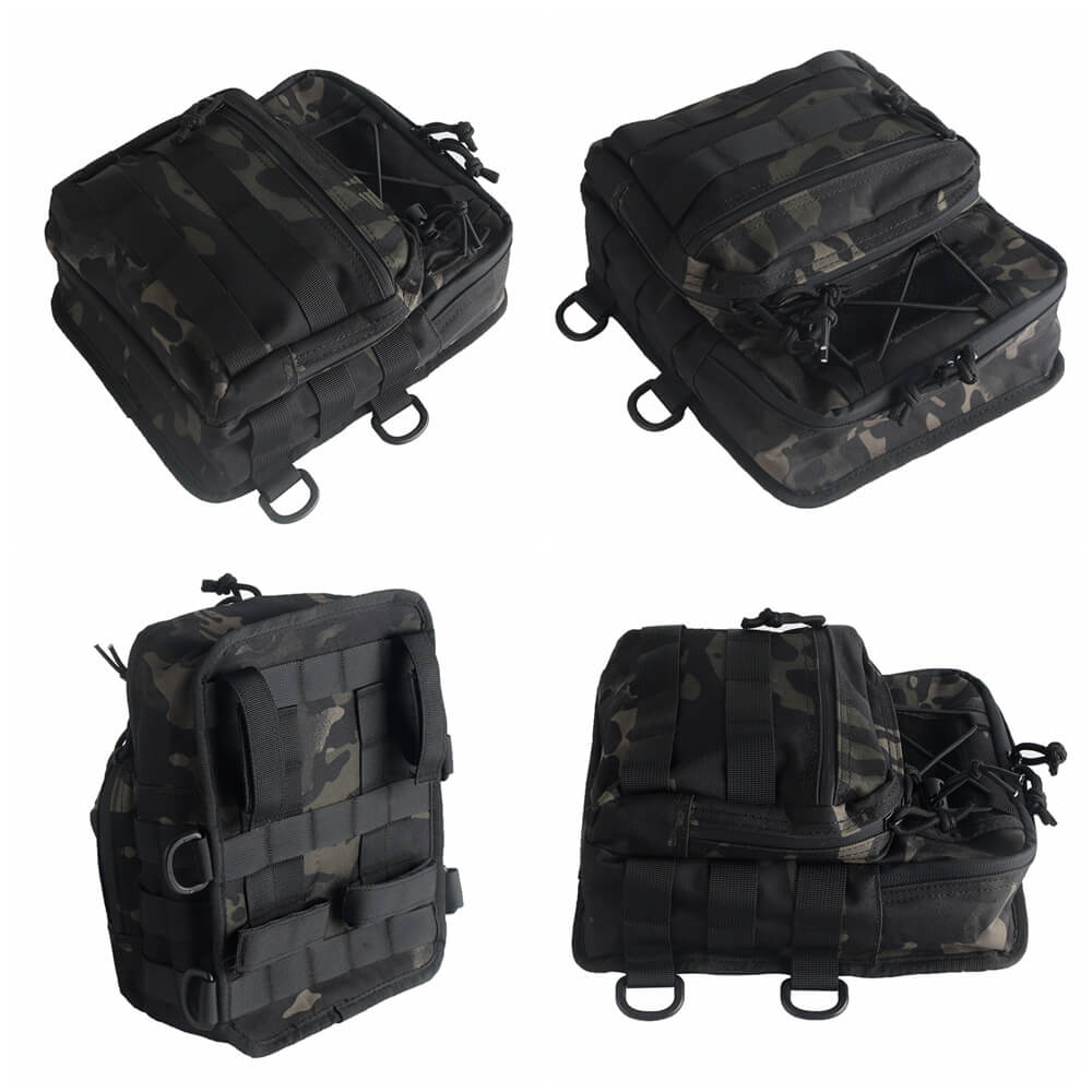 Utility Molle Bar Handlebar T-Bar Bag Handle Bags For Harley Dyna Street Bob FXBB Softail Sportster Tool Pouch Trunk Storage Bag - pazoma