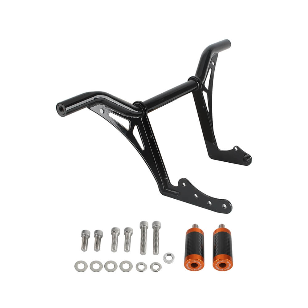 New Highway Engine Guard Crash Bar Passenger Peg Frame Slider For Harley 18UP Softail Low Rider S ST Streetbob Fat Bob Standard - pazoma