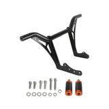 New Highway Engine Guard Crash Bar Passenger Peg Frame Slider For Harley 18UP Softail Low Rider S ST Streetbob Fat Bob Standard - pazoma
