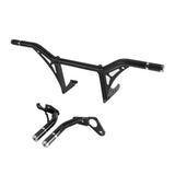 New Highway Engine Guard Crash Bar Passenger Peg Frame Slider For Harley 18UP Softail Low Rider S ST Streetbob Fat Bob Standard - pazoma