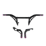 New Highway Engine Guard Crash Bar Passenger Peg Frame Slider For Harley 18UP Softail Low Rider S ST Streetbob Fat Bob Standard - pazoma