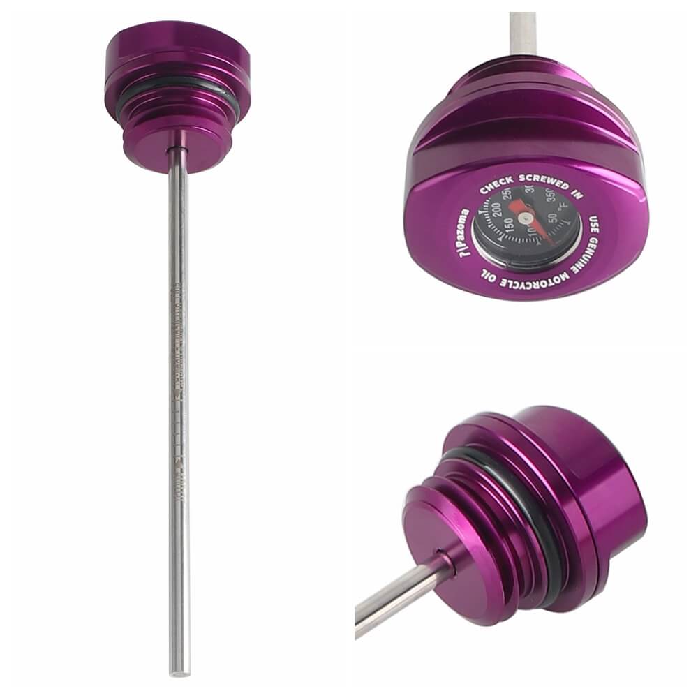 Oil Dipstick With Temperature Gauge For Harley Davidson Touring Street Glide Road Glide ST CVO FLTRX FLTRXSE FLTRXSTSE FLHXSE 2023-2025 - pazoma